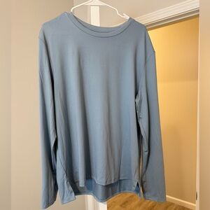 Men's Blue Long Sleeve Shirt